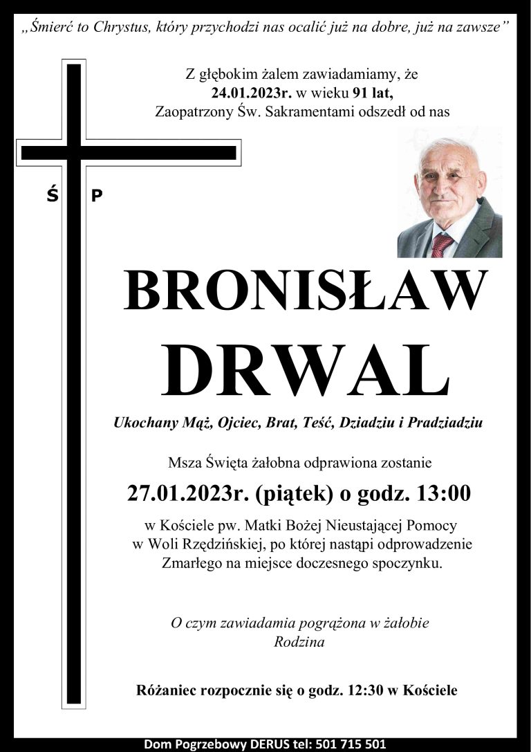 ŚP. Bronisław Drwal
