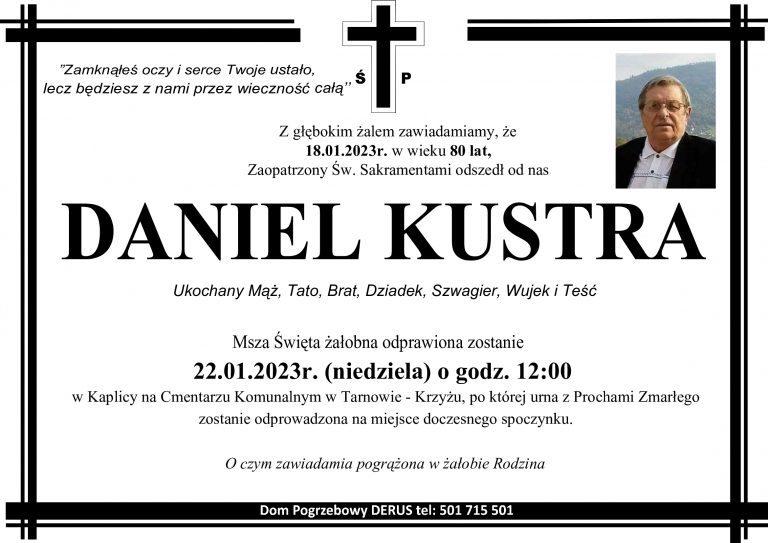Śp. Daniel Kustra