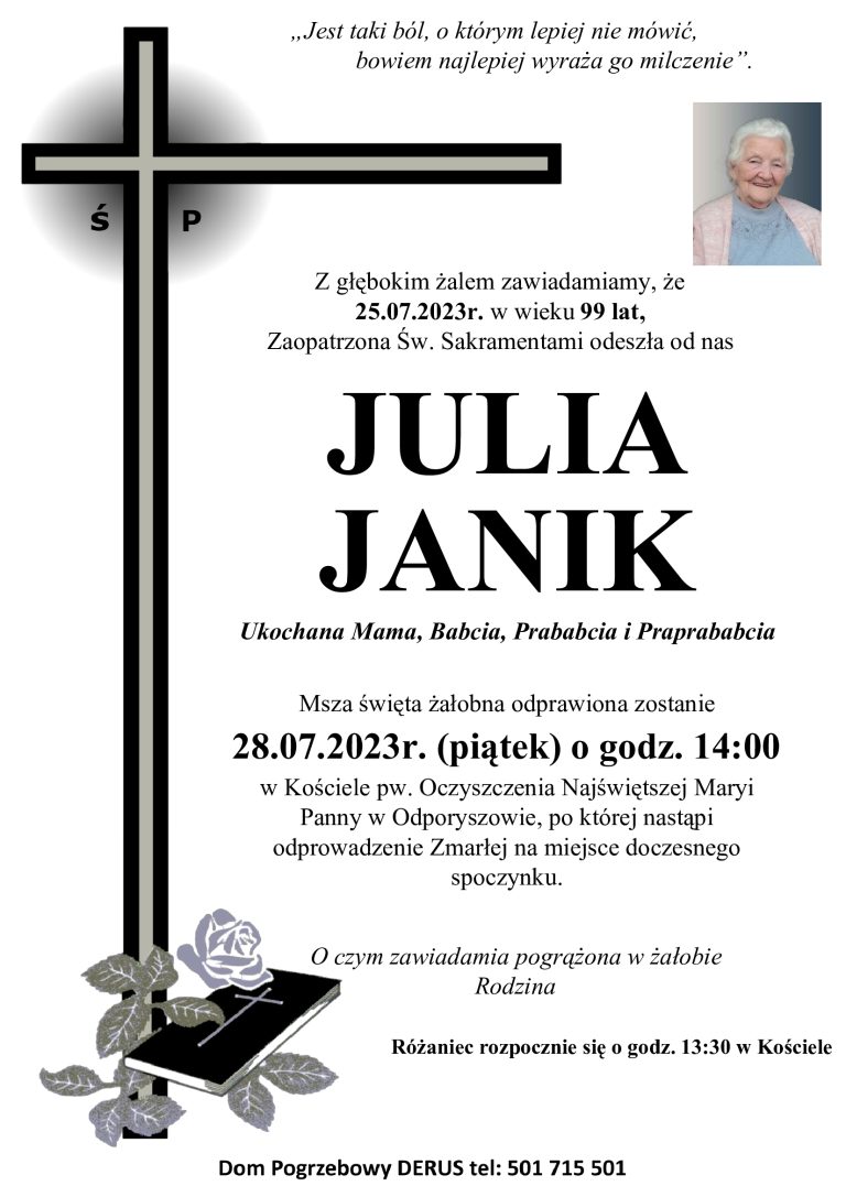 Śp. Julia Janik