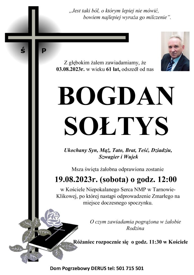 Śp. Bogdan Sołtys