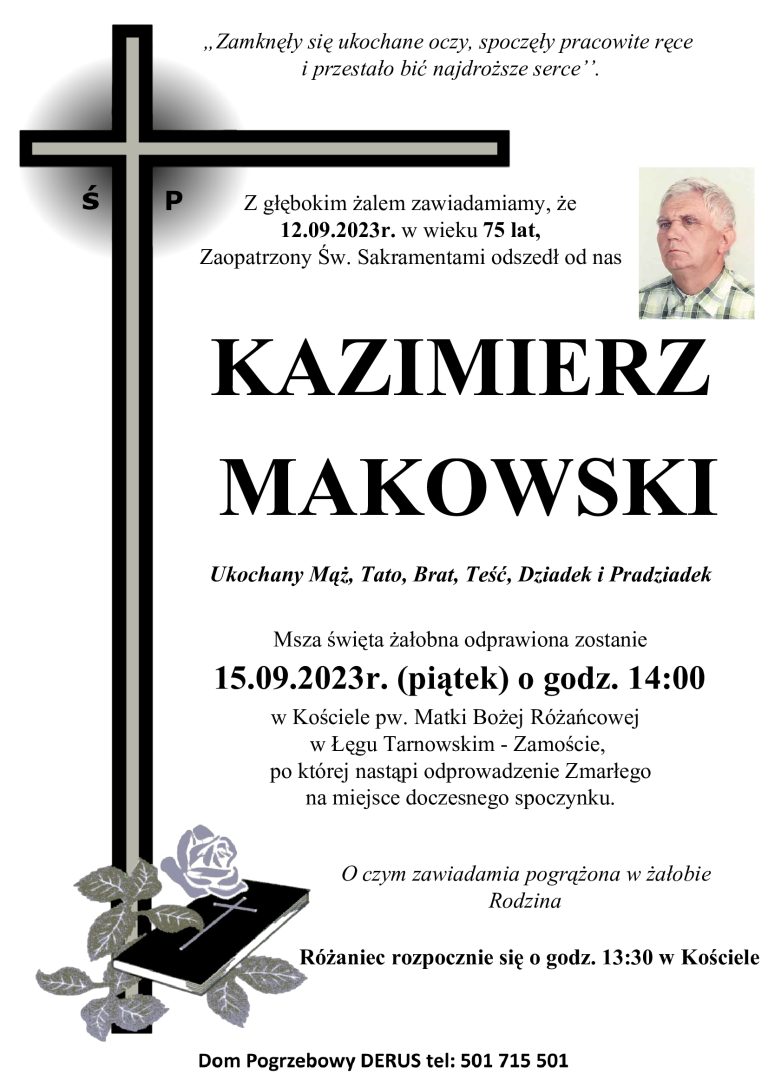 Śp. Kazimierz Makowski
