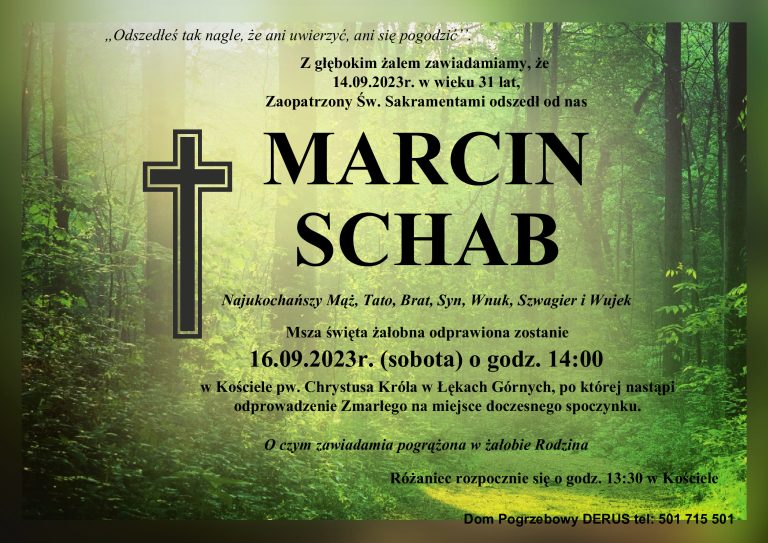 Śp. Marcin Schab