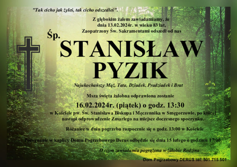 Śp. Stanisław Pyzik