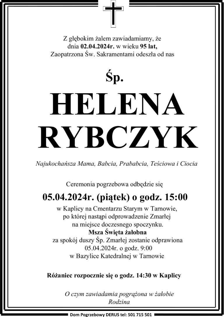 Śp. Helena Rybczyk