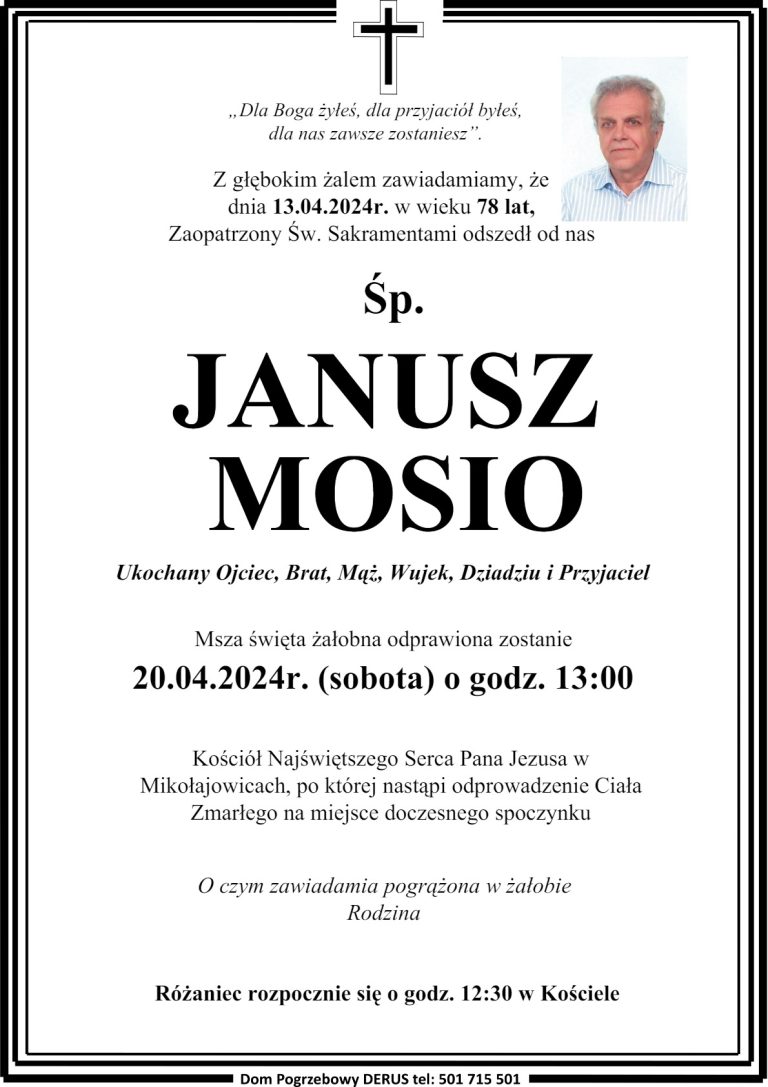 Śp. Janusz Mosio