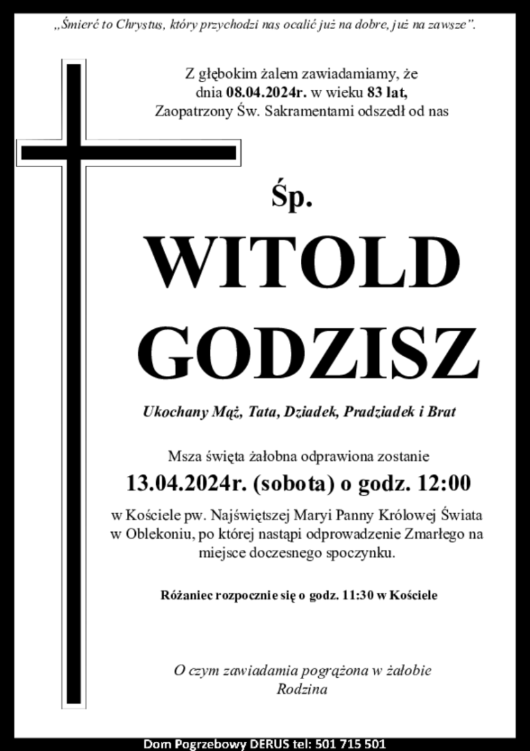 Śp. Witold Godzisz