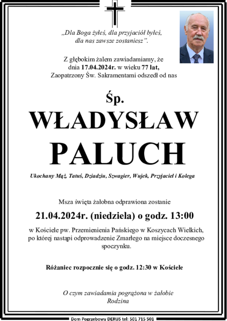 Śp. Władysław Paluch
