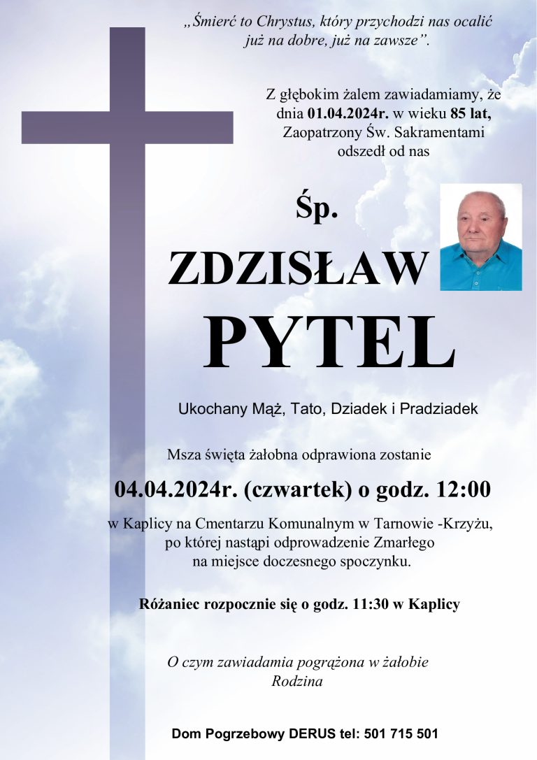 Śp. Zdzisław Pytel