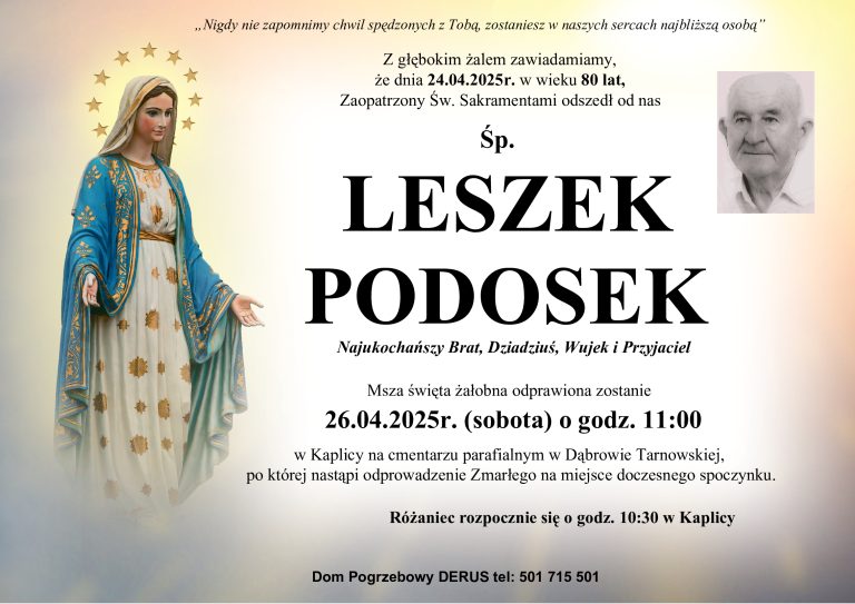Śp. Leszek Podosek