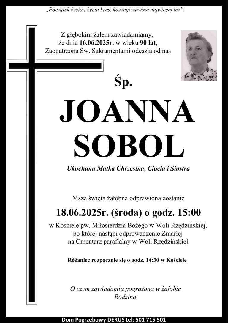 Śp. Joanna Sobol