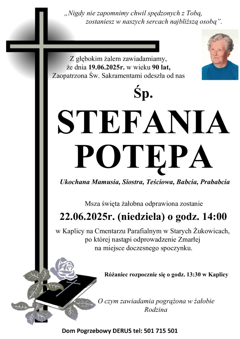 Śp. Stefania Potępa